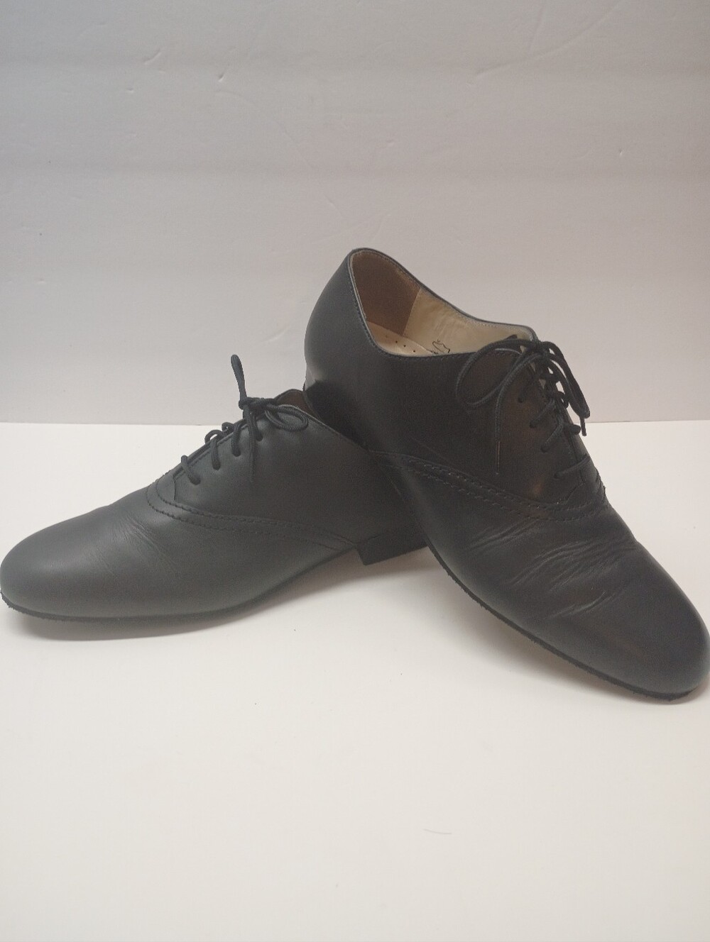 Diamant Dance Shoes Unisex Size 6½-Black Leather Made In Germany Handcrafted